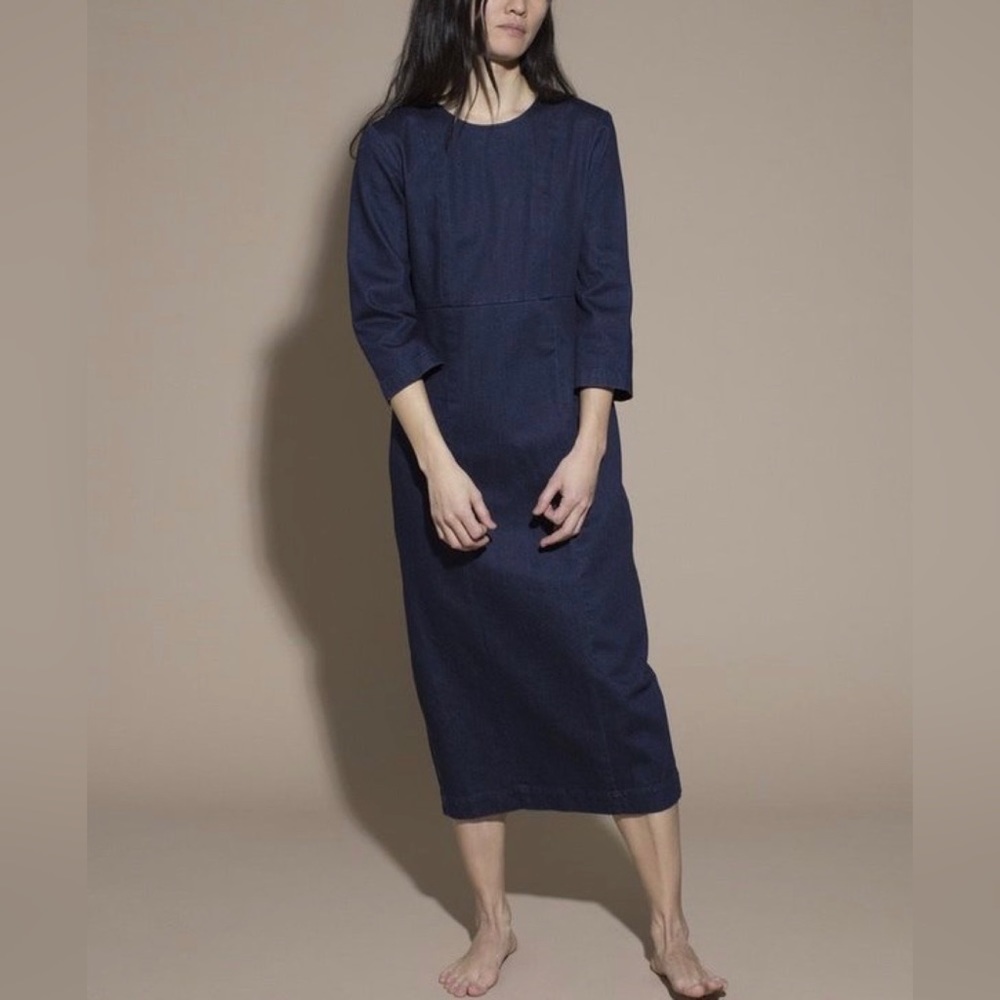 Ilana Kohn Cleo Denim Midi Dress